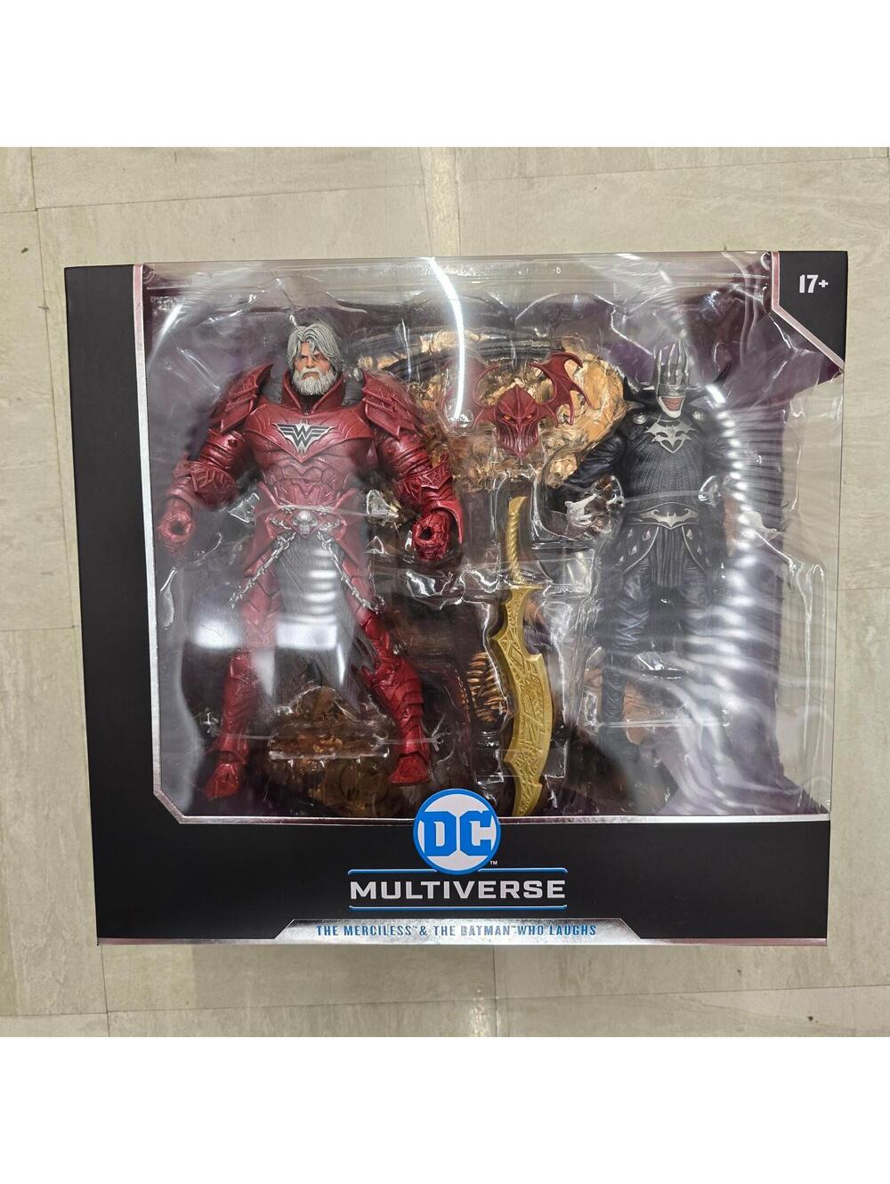 Mcfarlane DC Multiverse The Merciless & The Batman Who Laughs 2 Pack Set NEW